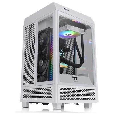 THERMALTAKE THE TOWER 100 MINI TEMPERED GLASS*3 - SNOW CA-1R3-00S6WN-00