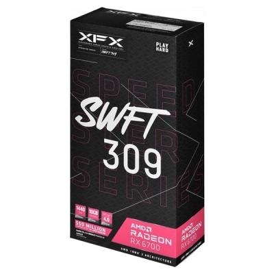 Karta graficzna XFX Radeon RX 6700 SPEEDSTER SWFT309 CORE 10GB D6 HDMI 3xDP 3 FAN-6008881