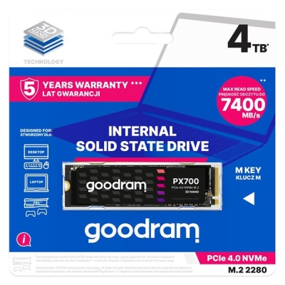 SSD GOODRAM PX700 M.2 PCIe 4x4 4TB RETAIL-6053977