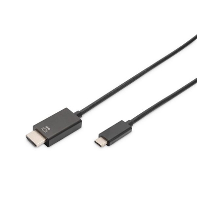Kabel USB C/HDMI M/M  czarny 5m USB 3.1 SuperSpeed+ 4K 60Hz