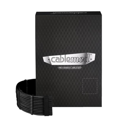 CableMod C-Series PRO ModMesh Zestaw RMi/RMx/RM (Black Label) - czarny