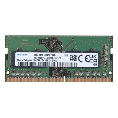 Samsung SO-DIMM 16GB DDR4 1Rx8 3200MHz PC4-25600 M471A2G43BB2-CWE-6111084