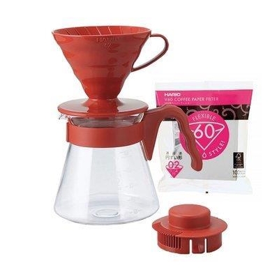Dzbanek do parzenia kawy HARIO VCSD-02R (kolor czerwony)-914131