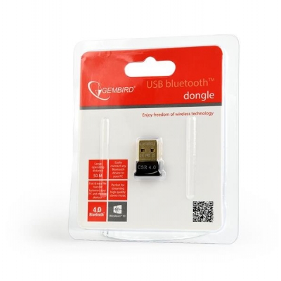 Adapter GEMBIRD BTD-MINI5 (USB M - Bluetooth 4.0 ; kolor czarny)-919005