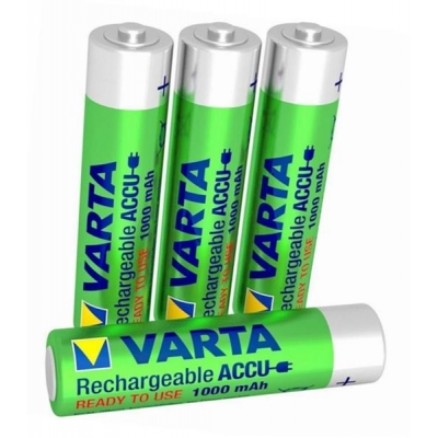 Zestaw akumulatorków AAA VARTA Ready2Use 5703301404 (1000mAh ; Ni-MH)-923503