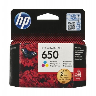 Tusz HP kolor HP 650, HP650=CZ102AE, 200 str.-933303