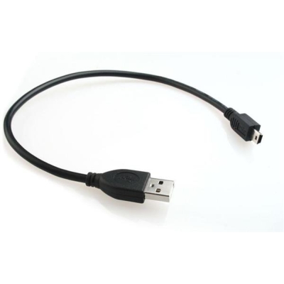 Kabel GEMBIRD CCP-USB2-AM5P-1 (USB M - Mini USB M; 0,30m; kolor czarny)-936536