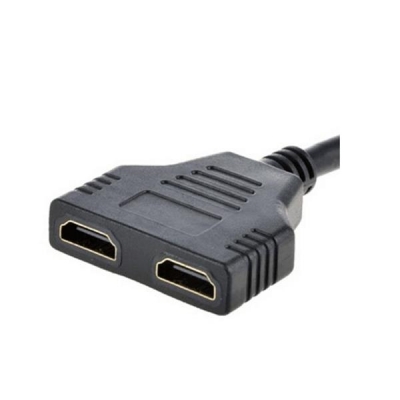 Adapter GEMBIRD DSP-2PH4-04 (HDMI M - 2x HDMI F; 0,20m; kolor czarny)-937343