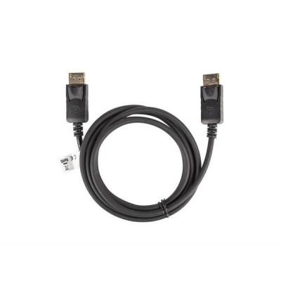 Kabel Lanberg  CA-DPDP-10CC-0018-BK (DisplayPort Męski - DisplayPort Męski; 1,8m; czarny)-937537