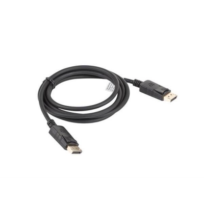 Kabel Lanberg  CA-DPDP-10CC-0018-BK (DisplayPort Męski - DisplayPort Męski; 1,8m; czarny)-937538