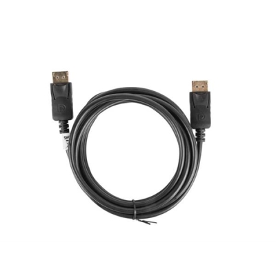 Kabel Lanberg CA-DPDP-10CC-0030-BK (DisplayPort M - DisplayPort M; 3m; kolor czarny)-937545