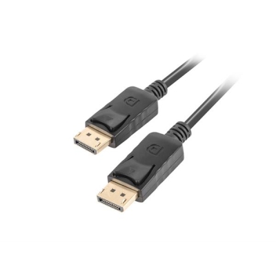 Kabel Lanberg CA-DPDP-10CC-0030-BK (DisplayPort M - DisplayPort M; 3m; kolor czarny)-937547