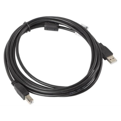 Kabel Lanberg CA-USBA-11CC-0030-BK (USB 2.0 typu A M - USB 2.0 typu B M; 3m; kolor czarny)-937581