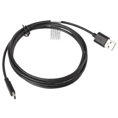 Kabel Lanberg CA-USBO-10CC-0018-BK (USB 2.0 typu A M - USB typu C M; 1,8m; kolor czarny)-937617