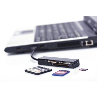 Czytnik kart Ednet 85241 (Zewnętrzny; CompactFlash, Memory Stick, MicroSD, MicroSDHC)-951853