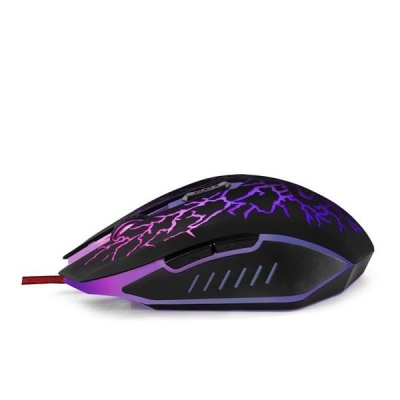 Mysz Esperanza Lightning EGM211R (optyczna; 2400 DPI; kolor czarny)-964241