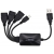Hub Esperanza EA114 (4x USB 2.0; kolor czarny)-964035
