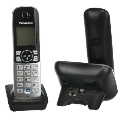 Telefon bezprzewodowy stacjonarny Panasonic KX-TG6812 PDB (kolor srebrny)-976477